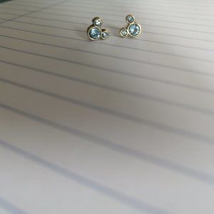 18k gold plated mickey mouse Disney Earrings